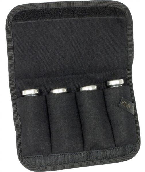 Deluxe padded pouch, 2 to 4 small brass mouthpieces