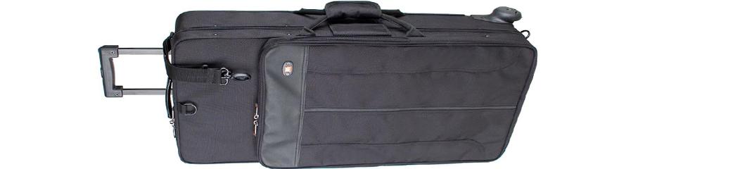 Alto & Soprano Saxophone Combination Case With Wheels - PRO PAC