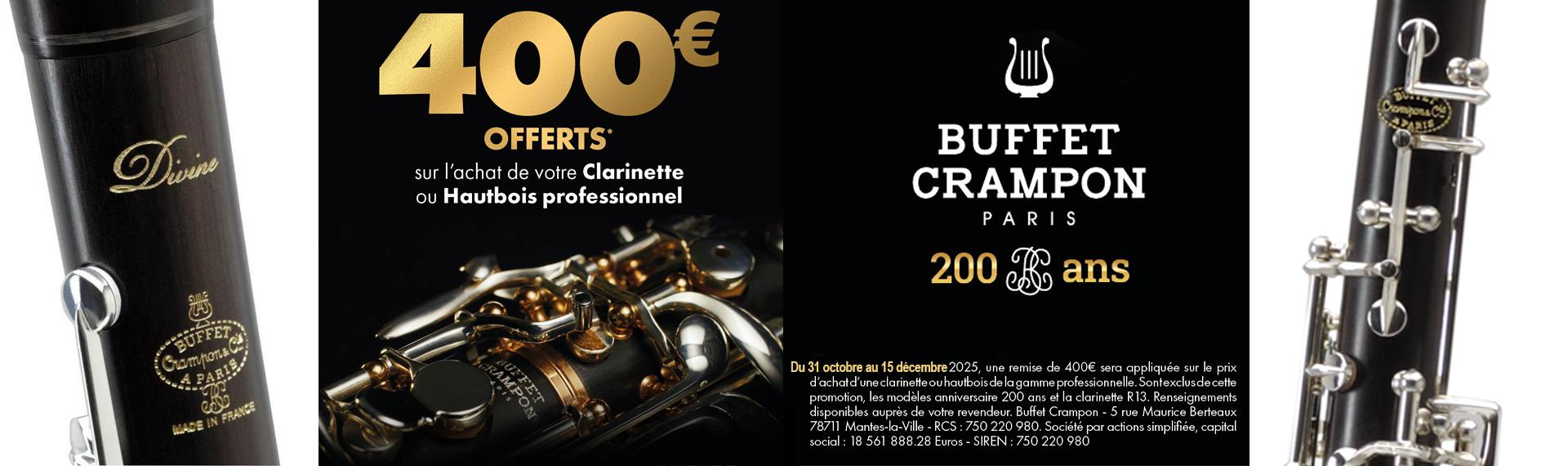 400€ buffet crampon 15 décmbre 2025