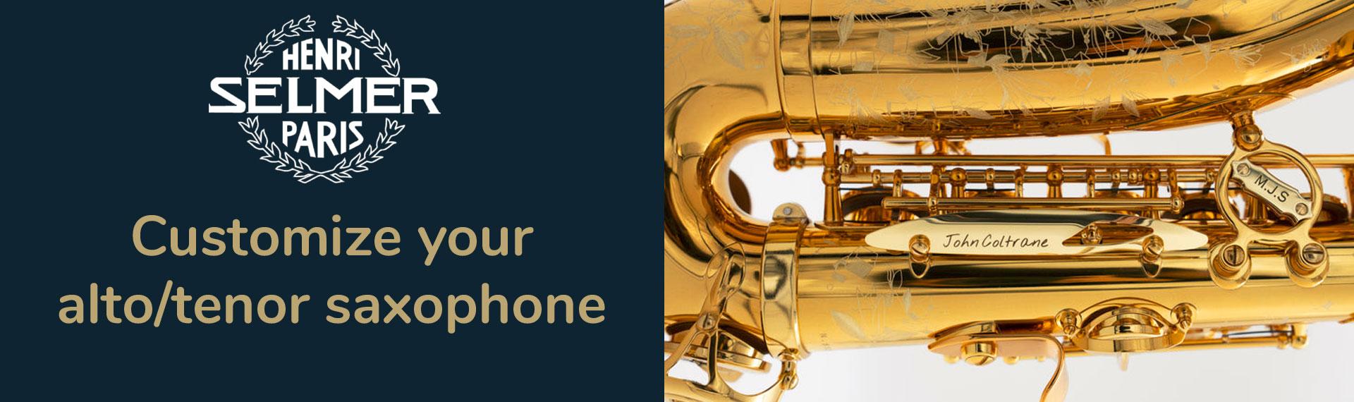 Customize your alto/tenor saxophone